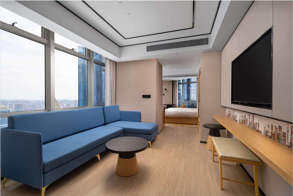 Hilton Garden Inn Shanghai Lujiazui חדר תמונה