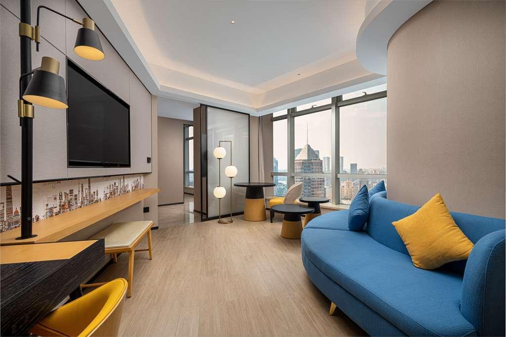 Hilton Garden Inn Shanghai Lujiazui חדר תמונה