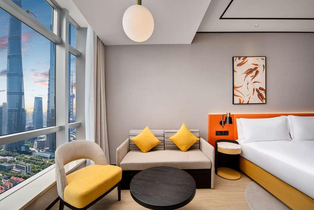 Hilton Garden Inn Shanghai Lujiazui חדר תמונה