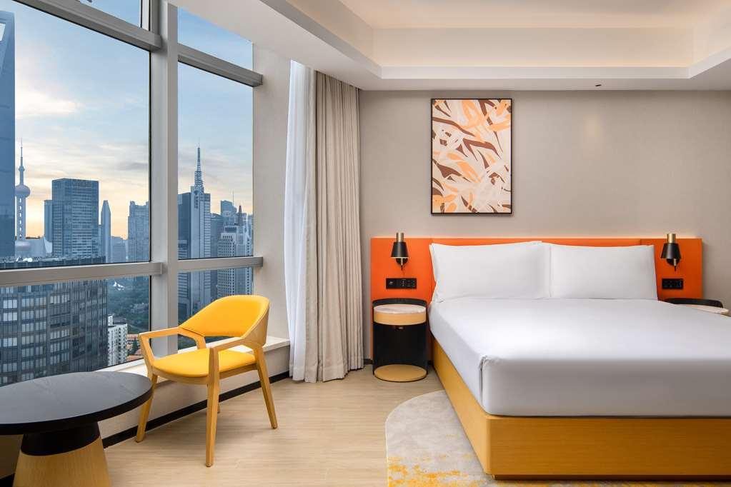 Hilton Garden Inn Shanghai Lujiazui חדר תמונה